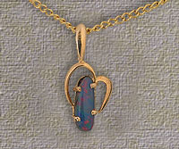 Doublet Opal Pendant OP27